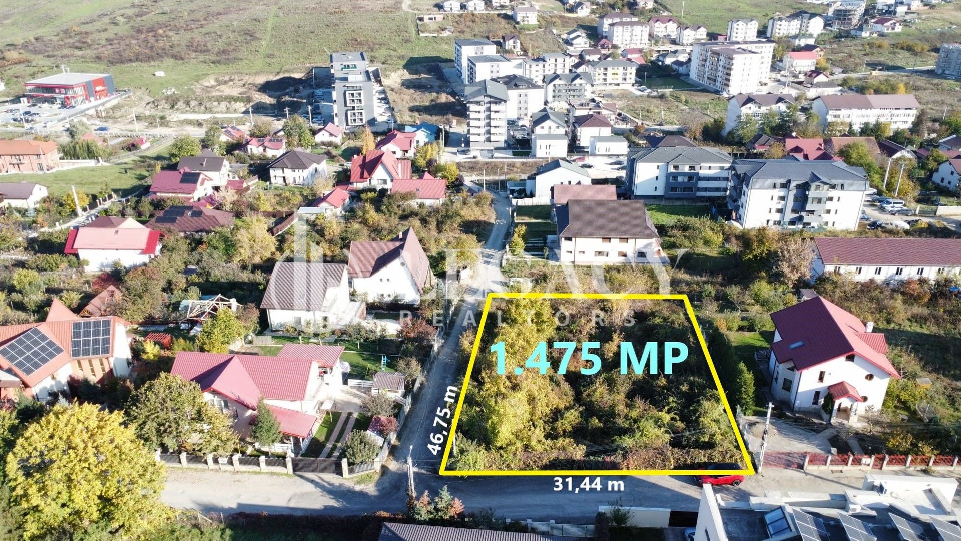 Teren intravilan + autorizație bloc D+P+3E, investiție, Vișan - Poză 1