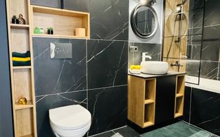 Apartament 2 camere, 58 mp, LUX, garaj, zona Teilor - Poză 12