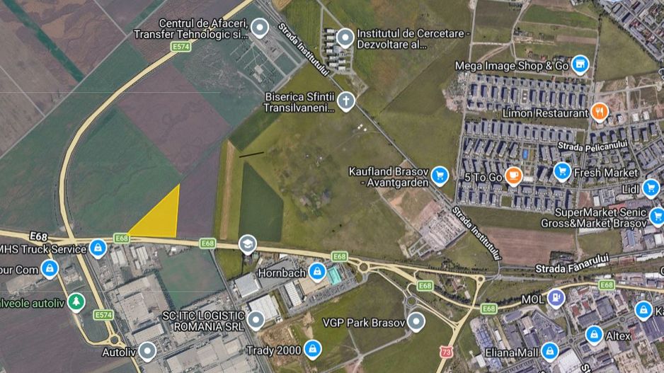 Lot teren zona in dezvoltare, aeroport Brasov - Poză 2