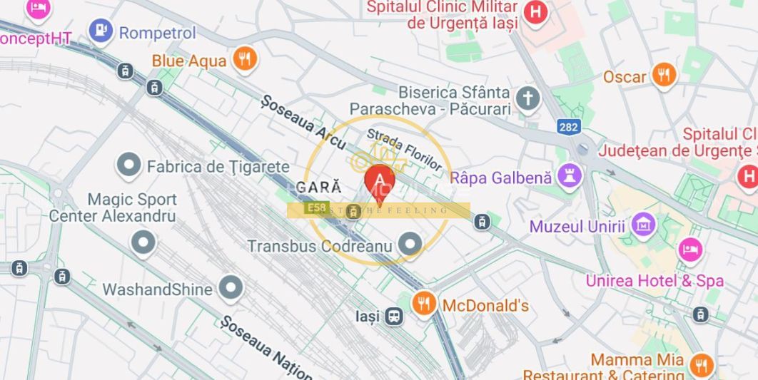 Ap 3 camere , 2 bai , decomandat , etaj 1/8 , Zona Garii. - Poză 1