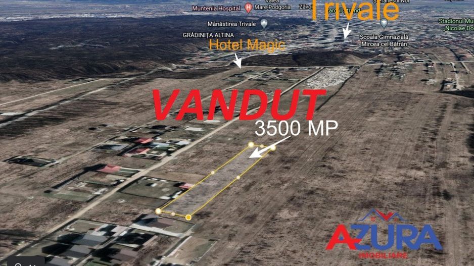 REDUCERE PRET Vanzare Teren Parcelabil Trivale Platou Intravilan - Poză 1