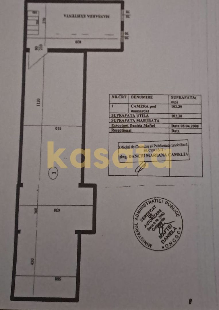 Închiriere vilă interbelică, Piata Victoriei,  renovată complet - Schiță 21