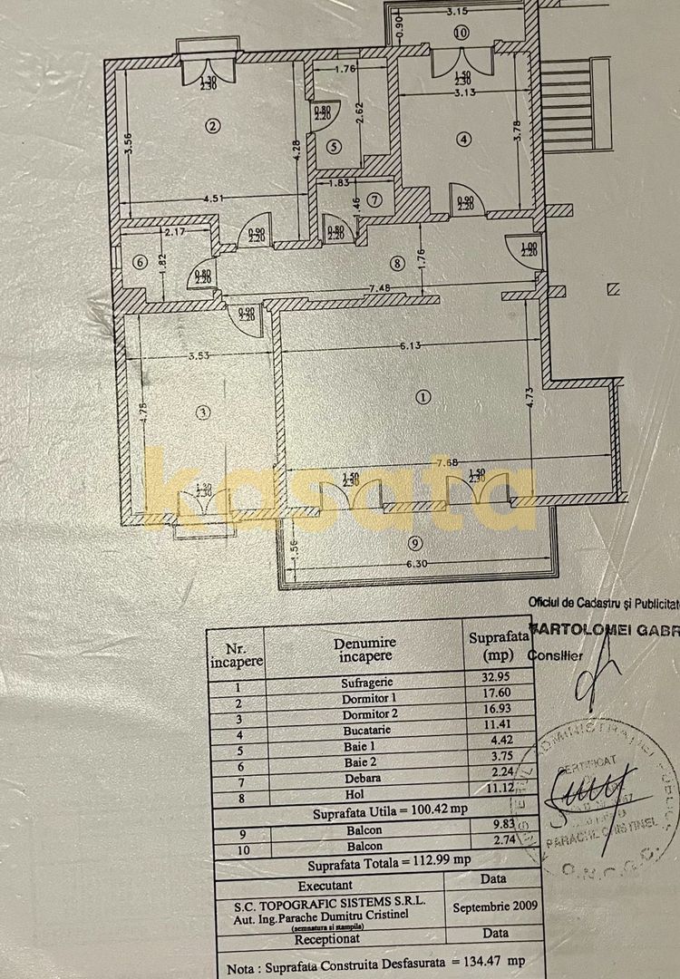 3 camere de vânzare | Cosmopolis | Terasă | 2 locuri parcare - Schiță 14