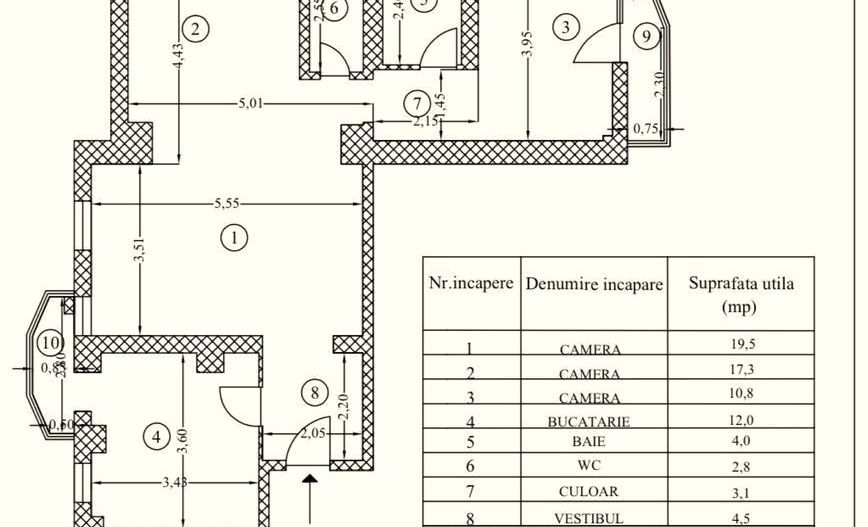 Vanzare Apartament 3 Camere cu Centrala la 2 minute de Mall Vitan - Poză 8