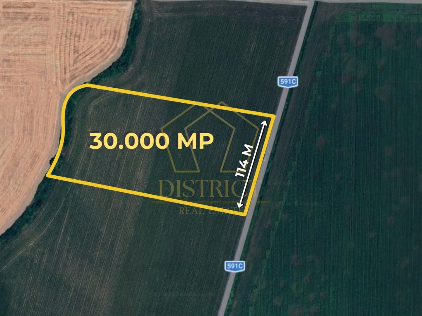 COM 0% Teren extravilan industrial la drumul judetean | Sacalaz - Poză 4