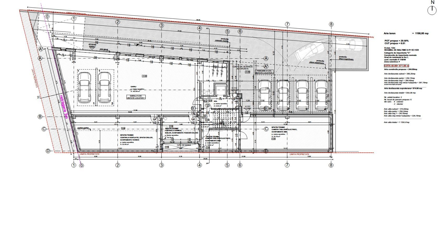Teren cu autrizatie de construire Zorilor, ideal birouri, 1190 m2 - Poză 4