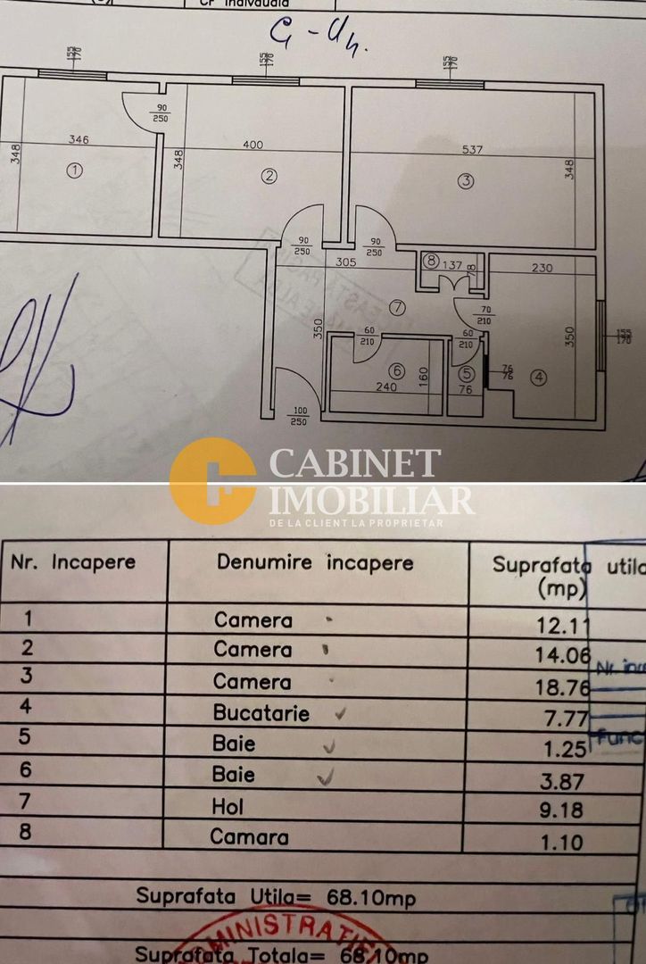 Sararie - 3 camere - Intabulat - Poză 22