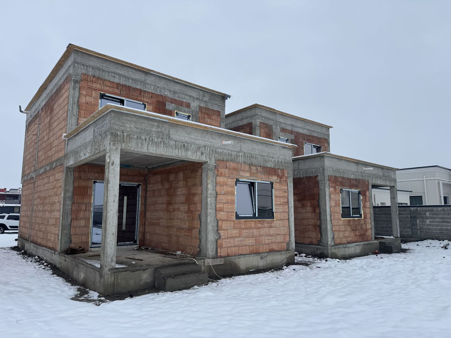 1/2 Duplex Sacalaz P+E,4Camere,2 Bai,Proiect Modern - Poză 3