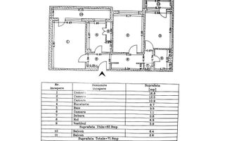 Vanzare - apartament - 3 camere - Lujerului-Iuliu Maniu - Schiță 19