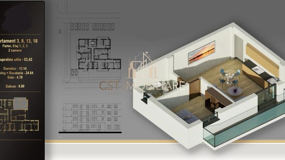 Zona Soarelui / Apartament cu 2 camere / Etaj 1 / Ultramodern - Poză 1