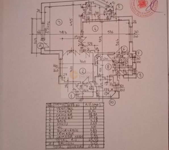 3 camere | Etaj 3/4 | Nemobilat | Universitate - Piata C. A . Rosetti - Poză 10