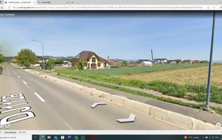 Teren de vânzare  Cristian, Brasov. Utilități la limita de proprietate