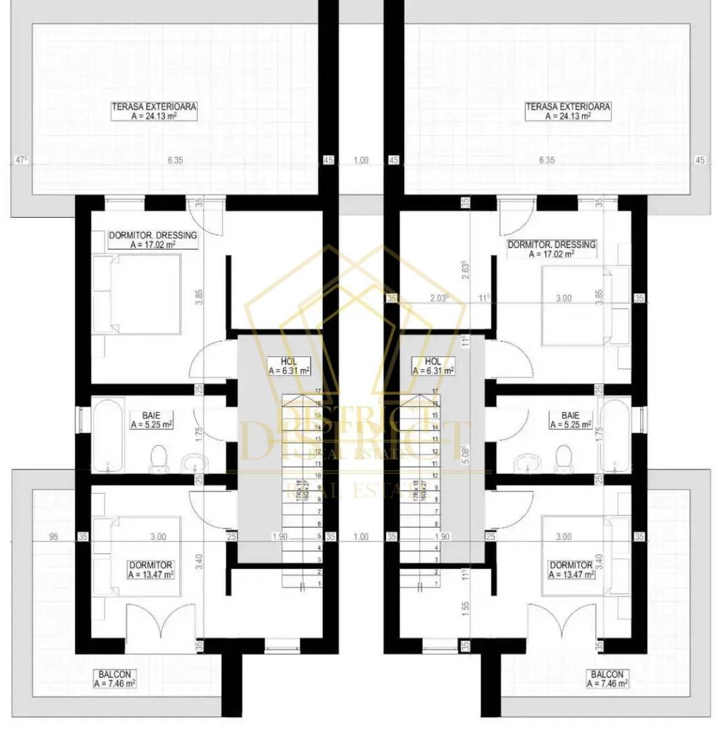 Duplex cu 4 camere despartit prin camera tehnica I Comision 0% I Giarmata Mare - Poză 7