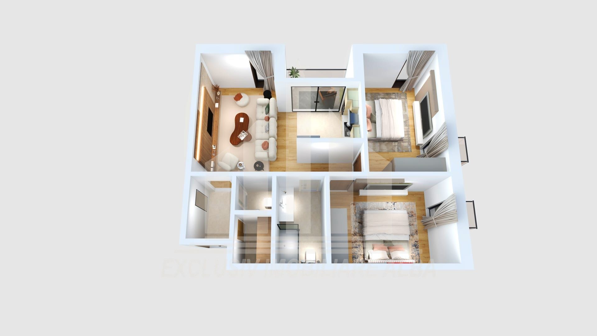 Apartament 3 camere | 62 mp | Etaj 1 | Bloc Nou 2026 | Cetate - Poză 4