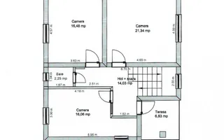 Cladire birouri COMPLET AMENAJATA,zona Bvdl Victoriei, Sibiu - Schiță 13