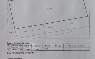 Teren 12,984mp Balotesti / Strada Albinelor - Poză 3