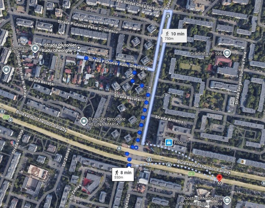 74 mp, 3 camere, 2 băi, 2 balcoane – 8 min până la metrou - comision 0 - Poză 10