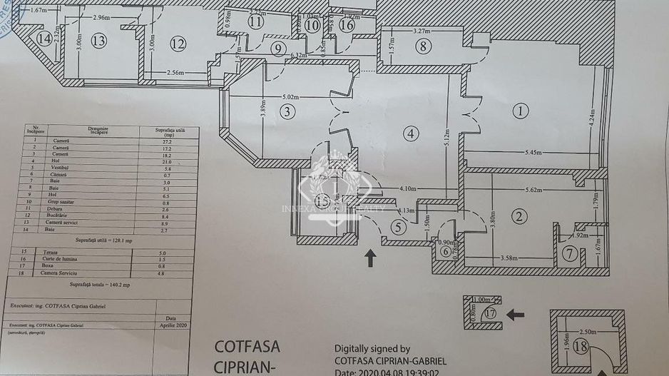 Calea Victoriei–5 camere, 140 mp–Imobil interbelic Art Deco, reabilitat - Poză 23