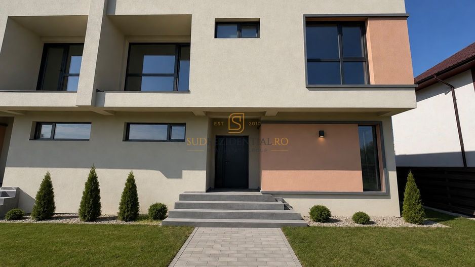 Vila moderna cu 4 camere, teren amplu - Tip duplex - Magurele - Poză 1