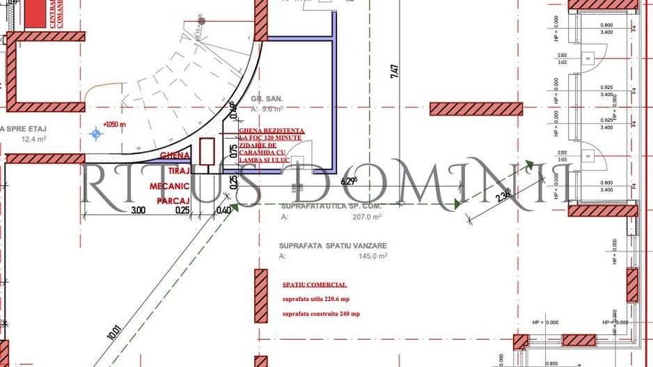 Spatiu Comercial Ultracentral, Piata Unirii, 220mp - Schiță 1