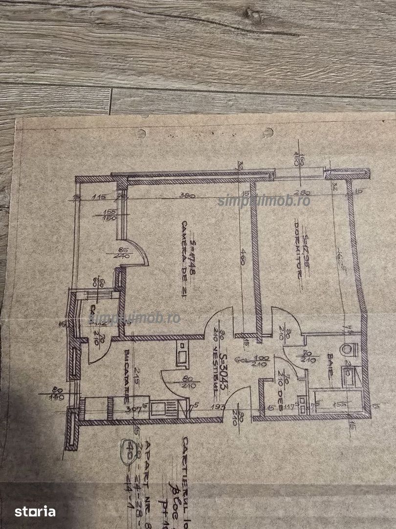 Decomandat 2 Camere Dristor Renovat Total - Schiță 9