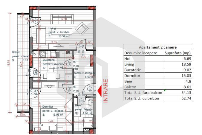 Apartament 2 Camere | Decomandat | LUX | Kogalniceanu | Loc de Parcare - Poză 11