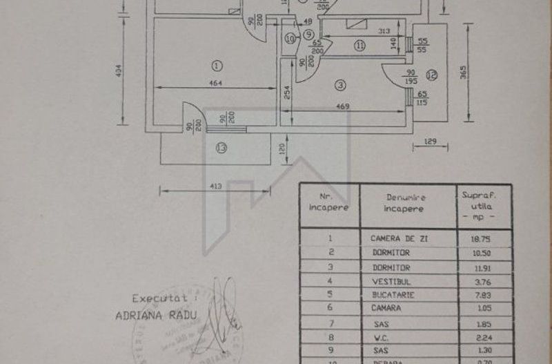 Vanzare apartament 3 camere Rahova - Caporal Ilina - Poză 10