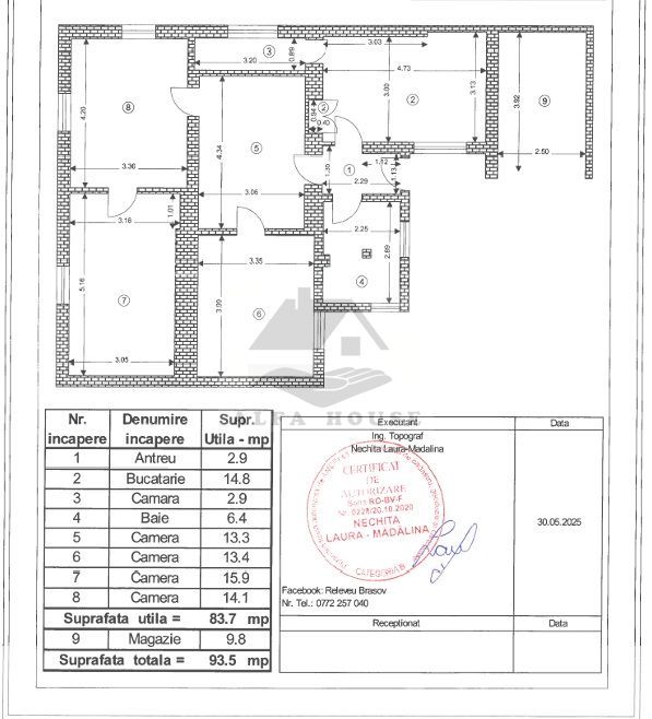 Apartament cu 4 camere in casa - zona Ultracentrala , AFI Mall, Patria - Poză 13
