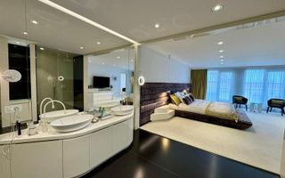 Penthouse Herastrau 116 terasa,mobilat si utilat loc de parcare si boxa subteran - Poză 15