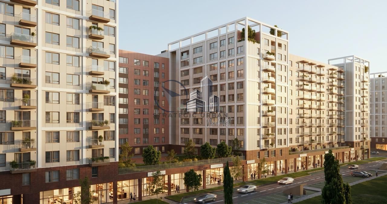 Apartament 2 camere, semifinisat, zona Vivo – proiect nou, etaj 1 - Poză 2