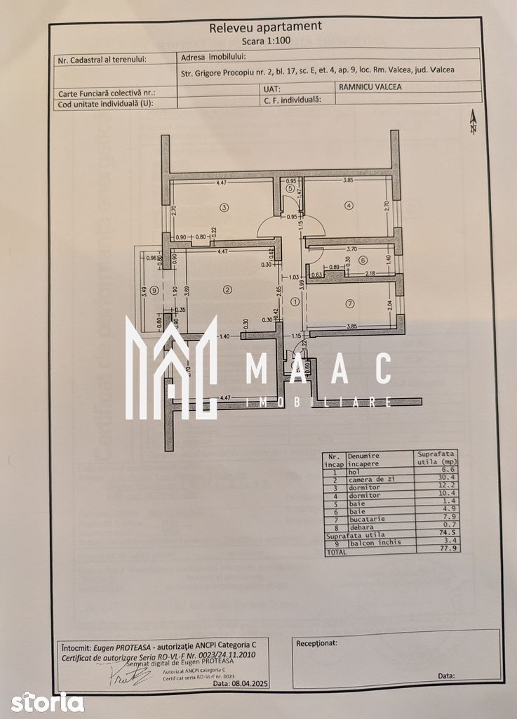 Ap. 4 cam.| 78mp | zona Traian (24 Trepte) | - Poză 12