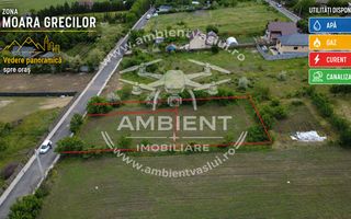 TEREN 600 mp, la drum asfaltat, cu toate utilitățile, VASLUI-zona Moara Grecilor - Poză 2