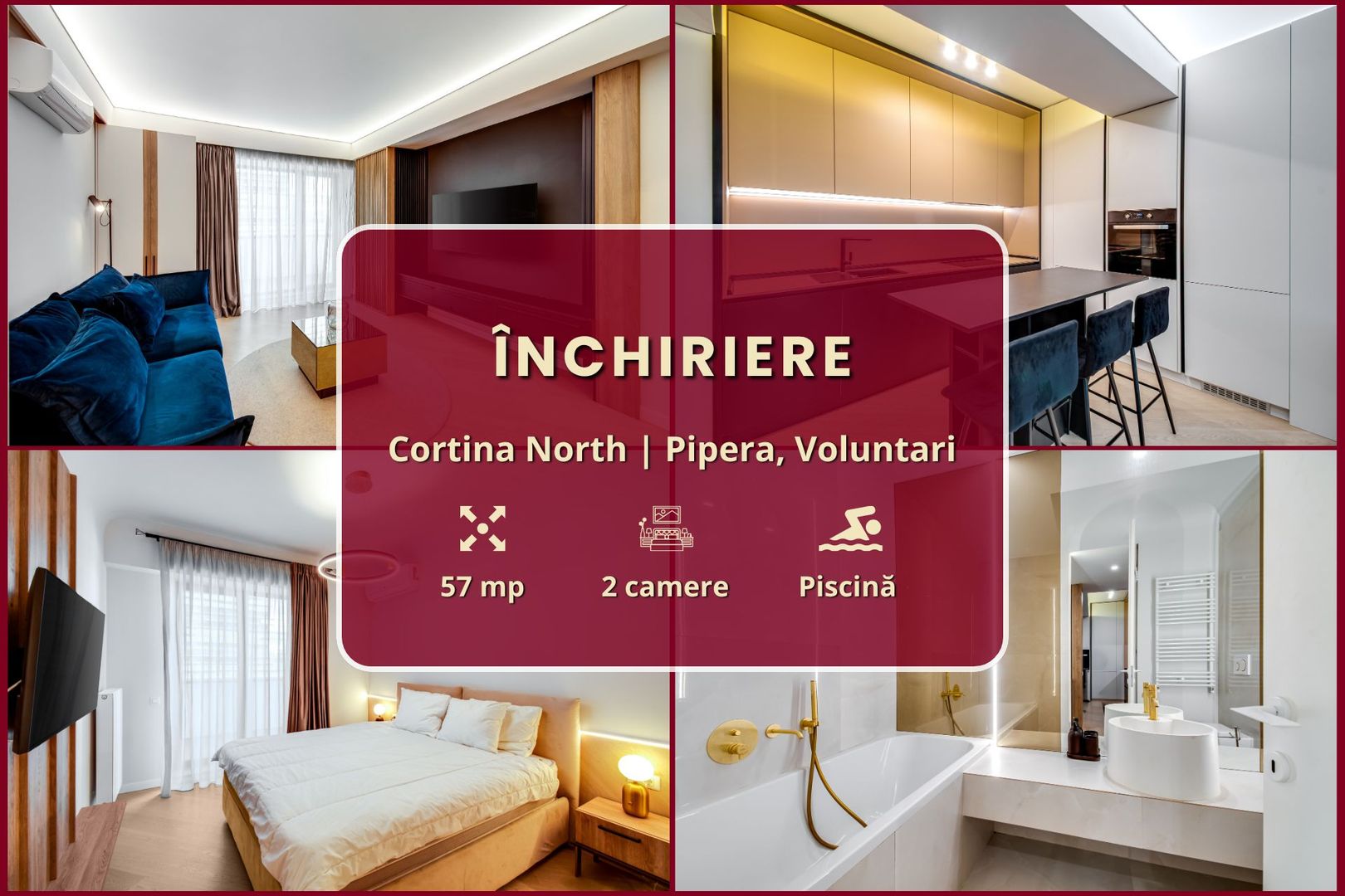 Cortina North || 2 Camere || Amenajat premium || Comision 0% - Poză 2