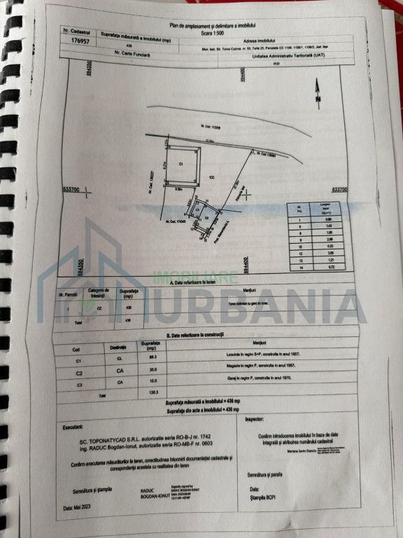 Casă tip duplex în curs de renovare, cartier Copou, str. Toma Cozma 55, Iași – 3 camere, teren 566 mp - Poză 2