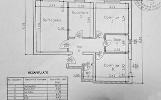 Apartament cu 3 camere, decomandat, zona Vest - Poză 14