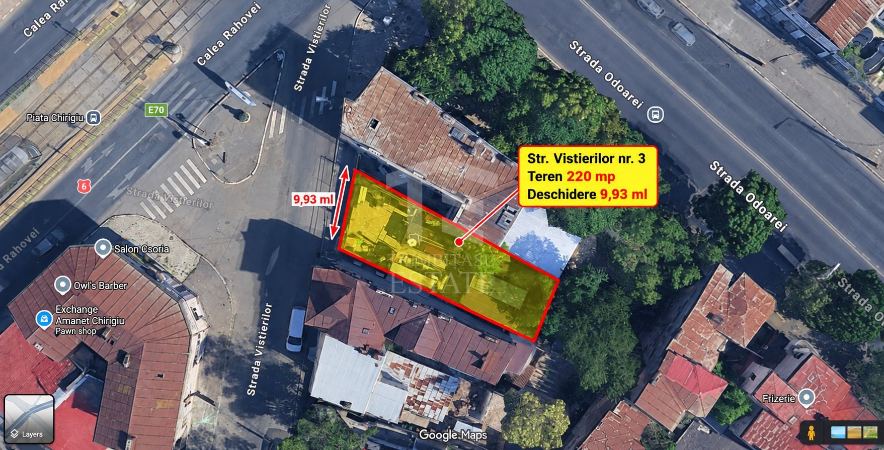 Rahova Piata Chirigiu, str. Vistierilor nr. 3, teren 220 mp de vanzare - Poză 4