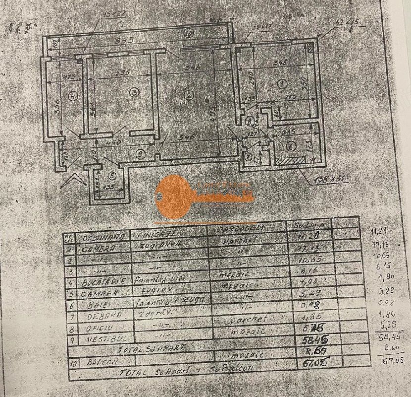 Apartament 3 Camere | Piața Victoriei | 600 m de Metrou - Schiță 6