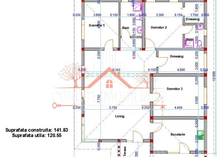 Casa premium 120 mp  utili panorama de vis - Poză 11