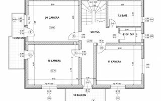 Casă 5 camere, teren 560 mp, încălzire în pardoseală | Cristian - Schiță 10