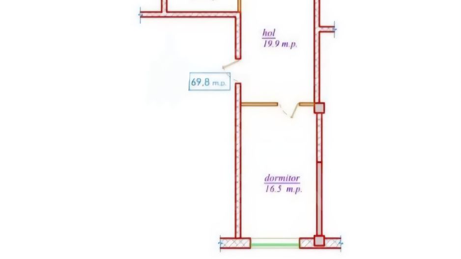 Vânzare, apartament, 2 camere, str. Nicolae Dimo, Durlești - Poză 2