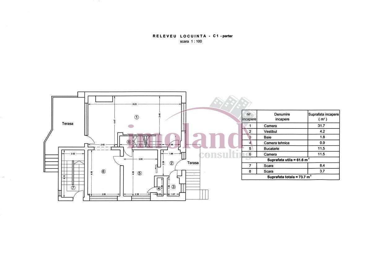 Imobil office | locuinta - Piata Floreasca-Parcul Cinema Floreasca - Schiță 44