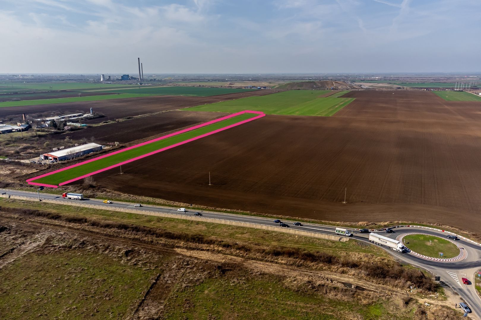 Teren extravilan șosea Dn 79 Arad-Oradea - Comision 0% la cumparare - Poză 1