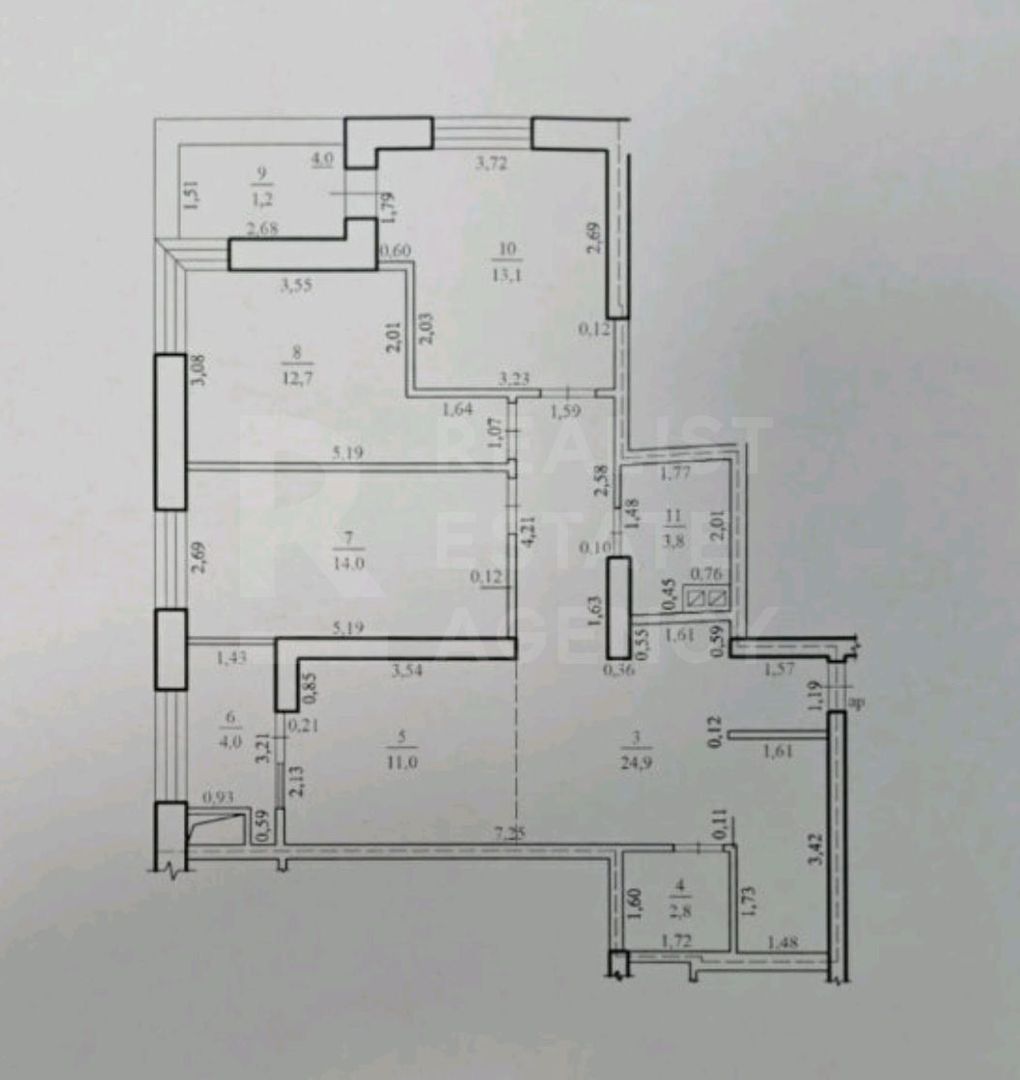 Vânzare, apartament, 3 camere, bulevardul Cuza Vodă, Botanica - Poză 24