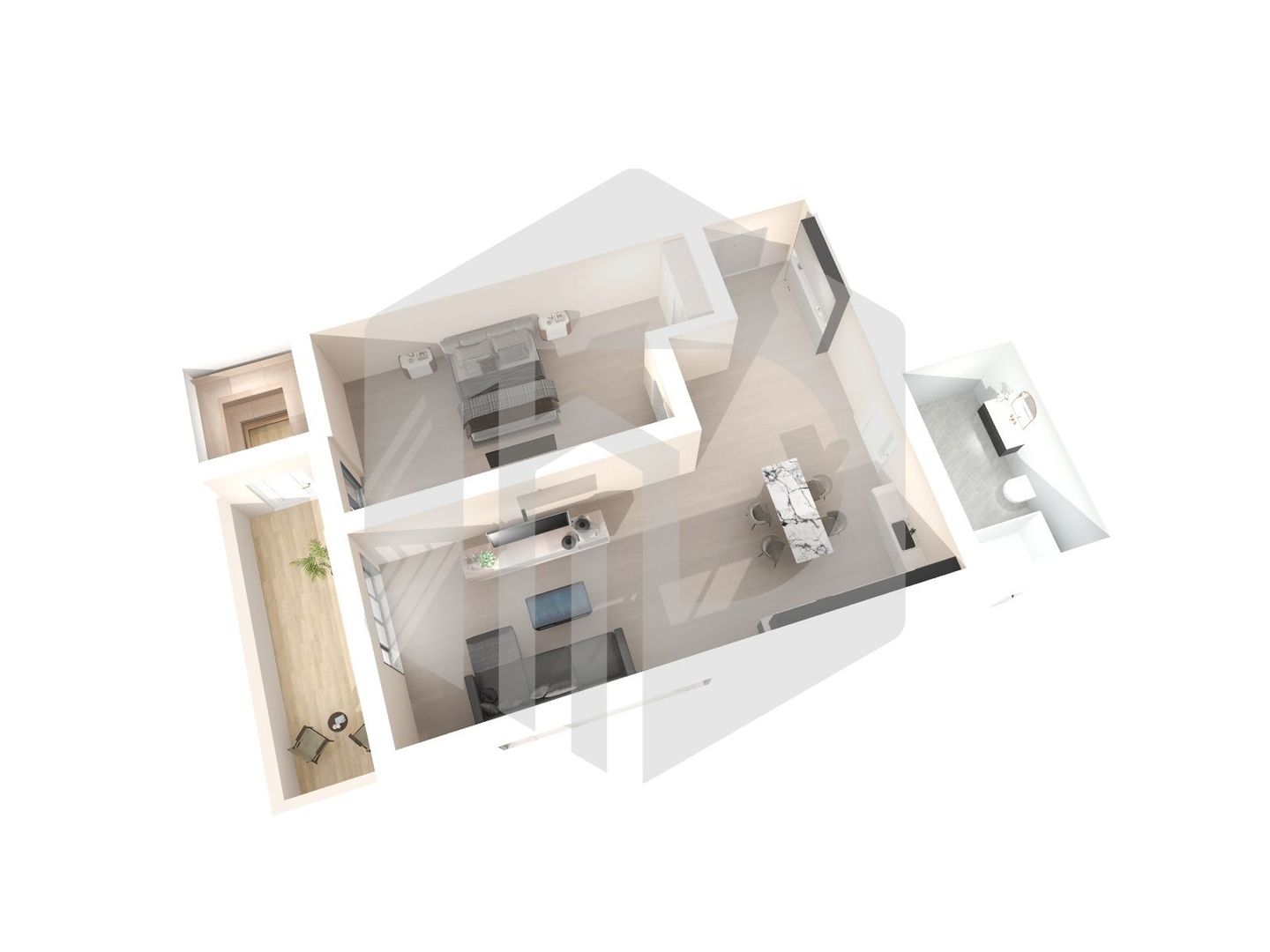 Apartament | 2 Camere | Lacul lui Binder | 43mpu | La cheie - Poză 7