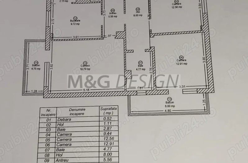 Apartament 4 camere Steaua etaj 1 - Poză 7