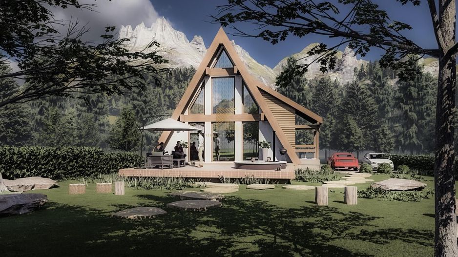 Casa noua in faza de proiect | A-frame | ideala investitie | Rasnov - Poză 4