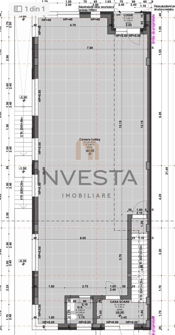 Spatiu comercial de vanzare pe strada Campului! - Schiță 2