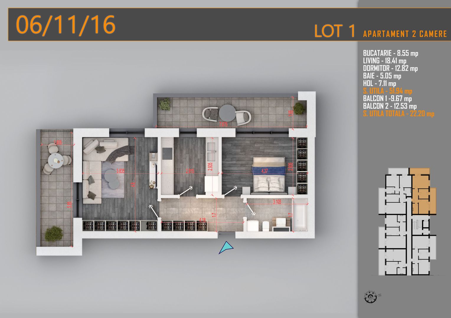 AP. 2CAM. IN BLOC P+3 / LOCUINTA SAU INVESTITIE. METROU N. TECLU! - Poză 1