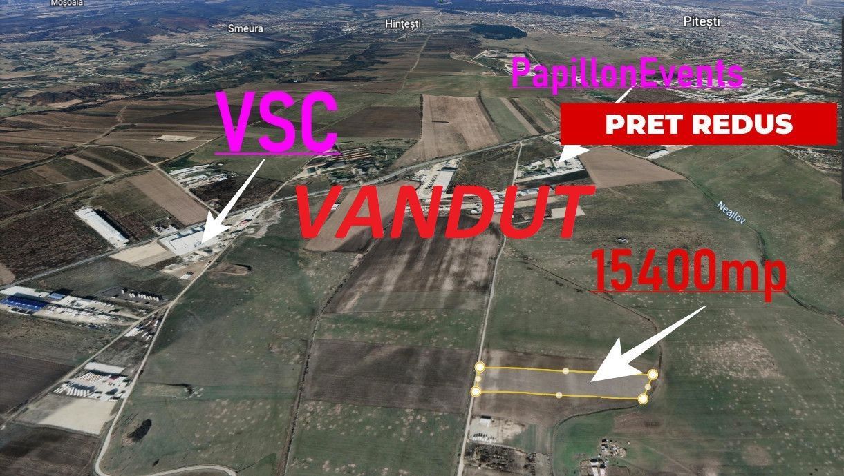 Vanzare Teren Industrial Zona Papillon Albota - Poză 1