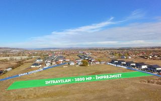 Teren intravilan 3800 mp Jucu de Mijloc | Str. Câmpiei | Dezvoltare - Poză 1